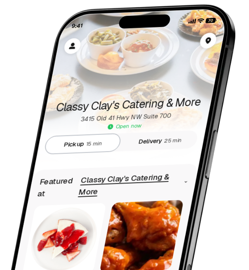 Classy Clay's Catering & More app preview
