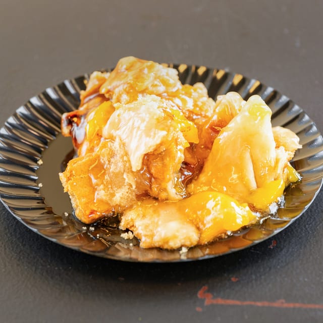 Peach Cobbler.