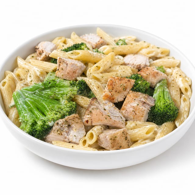 Chicken and Broccoli.