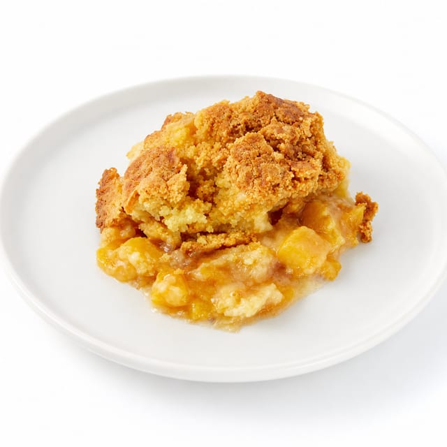Peach Cobbler.