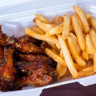6pc Wings and Fries